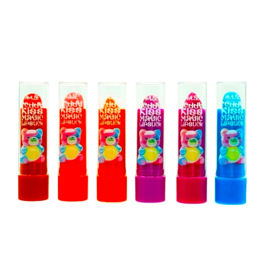 Amuse Teddy Kiss Magic PH Lipstick NIP - Picture 2 of 2